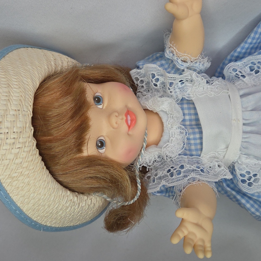 Vintage 1984 Horsman Little Debbie Doll Cute Plastic Figure Complete Outfit